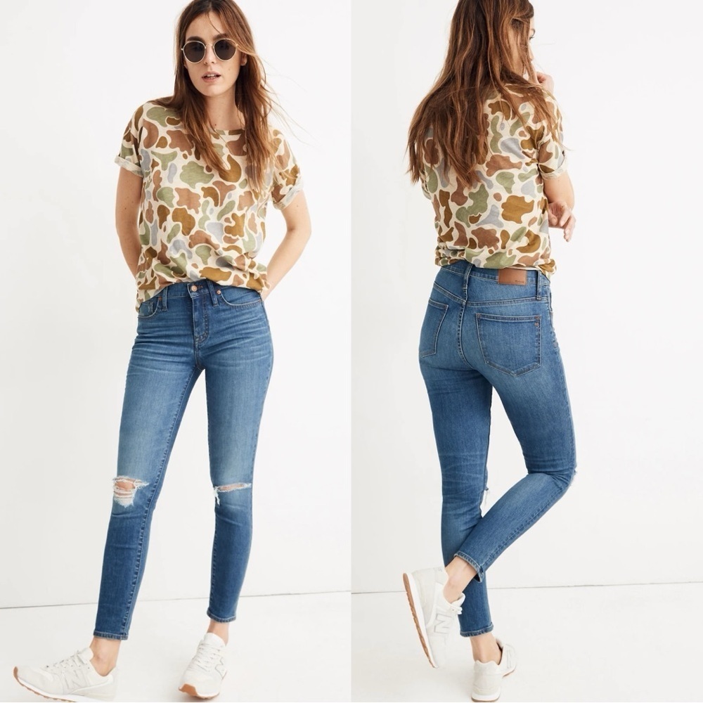 Madewell 9" Mid Rise Skinny Crop Jeans Eco Edition